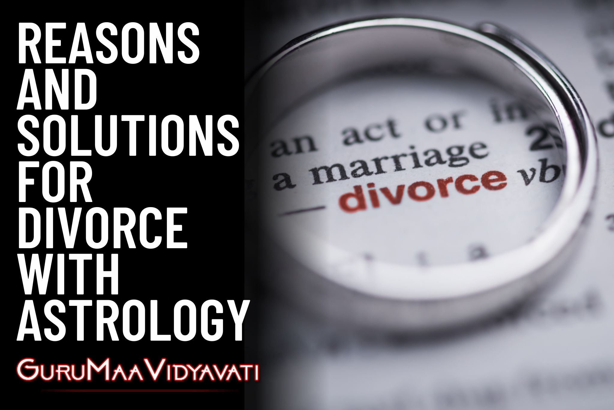 Astrological Reasons and Solutions for Divorce with Astrology