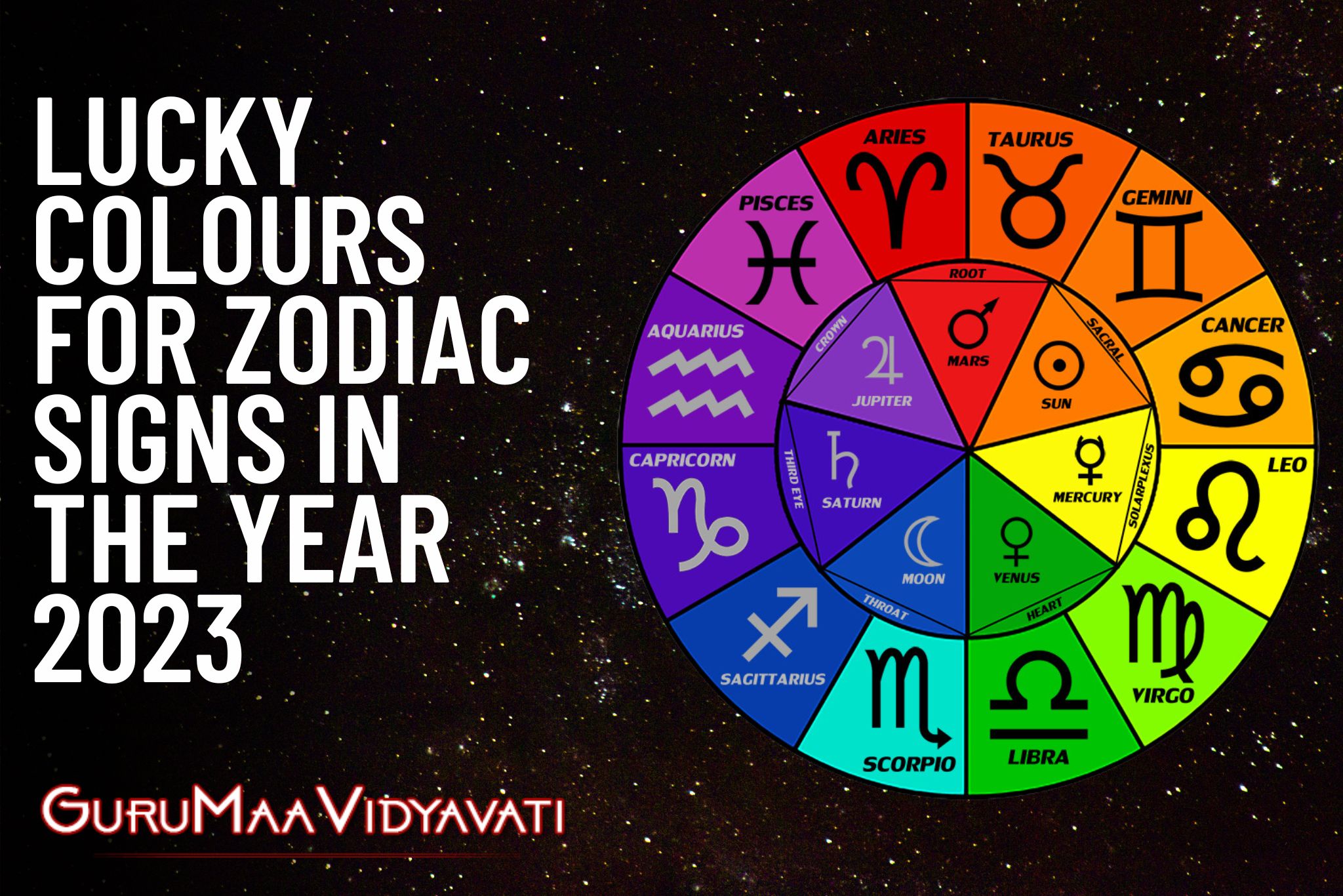 Lucky Colours for Zodiac Signs in the Year 2023